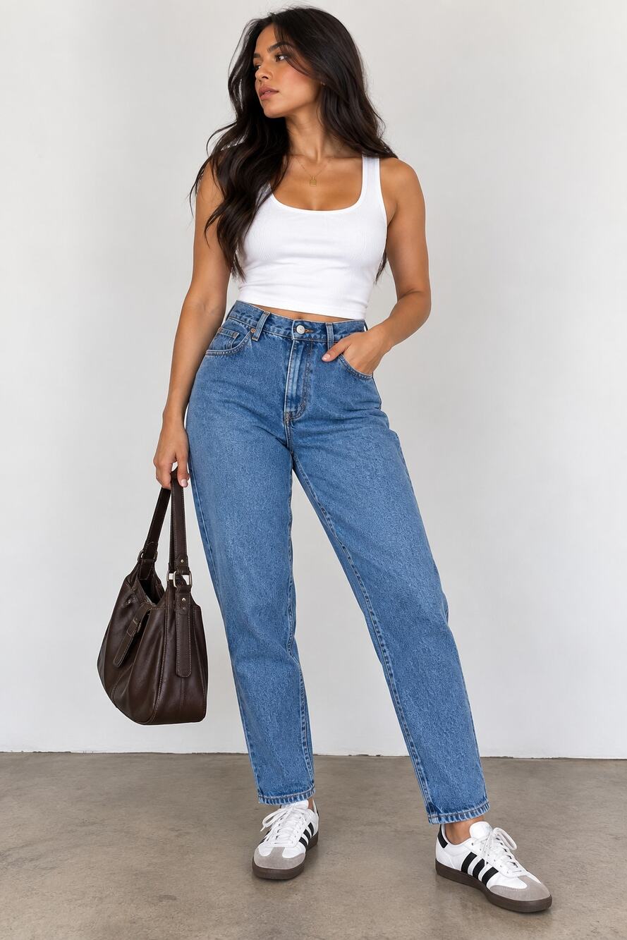 Vintage Lee Jeans Women’s 12 Medium Made USA High Rise Tapered Mom Jeans